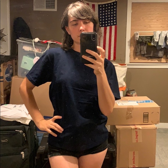 Los Angeles Apparel dark navy tee - Picture 4 of 6